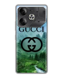 Чохол для TECNO Pova 6 з картинкою «Gucci — гірський пейзаж»