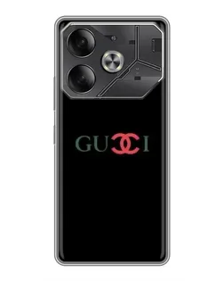 Чохол для TECNO Pova 6 з картинкою «Gucci — червоний градієнт»