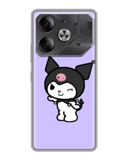 Чохол для TECNO Pova 6 з картинкою «Класична Kuromi» Чохол для TECNO Pova 6 з картинкою «Класична Kuromi»