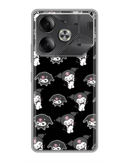 Чохол для TECNO Pova 6 з картинкою «Чорний паттерн Kuromi» Чохол для TECNO Pova 6 з картинкою «Чорний паттерн Kuromi»
