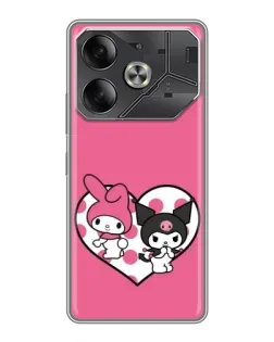 Чохол для TECNO Pova 6 з картинкою «Kuromi та My Melody» Чохол для TECNO Pova 6 з картинкою «Kuromi та My Melody»