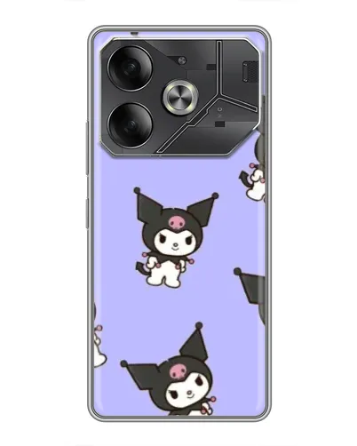 Чохол для TECNO Pova 6 з картинкою «Паттерн з Kuromi»