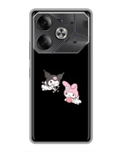 Чохол для TECNO Pova 6 з картинкою «My Melody та Kuromi» Чохол для TECNO Pova 6 з картинкою «My Melody та Kuromi»