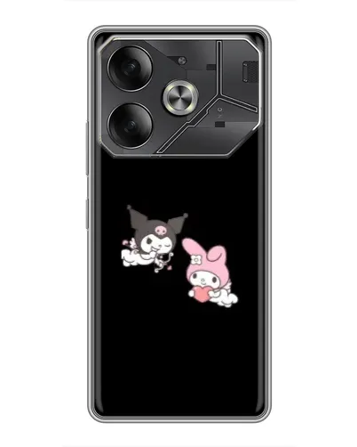 Чохол для TECNO Pova 6 з картинкою «My Melody та Kuromi»