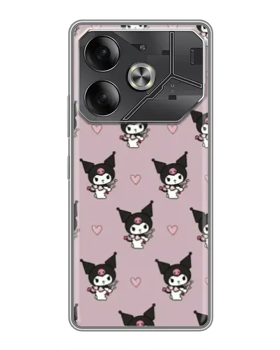 Чохол для TECNO Pova 6 з картинкою «Kuromi — нічний сон»