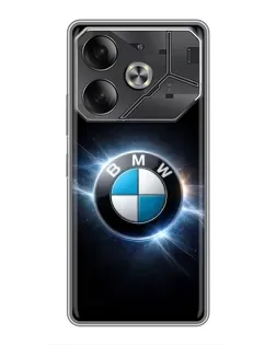 Чохол для TECNO Pova 6 з картинкою «BMW — неонове сяйво» Чохол для TECNO Pova 6 з картинкою «BMW — неонове сяйво»