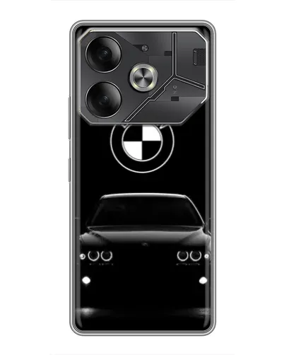 Чехол для TECNO Pova 6 с картинкой «BMW — взгляд из темноты»