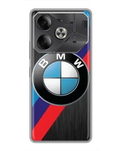Чехол для TECNO Pova 6 с картинкой «BMW M-stripes стиль»