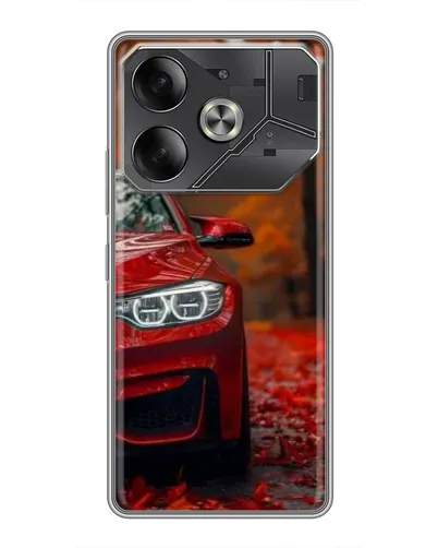Чехол для TECNO Pova 6 с картинкой «Осенняя BMW M4»
