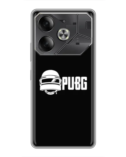 Чохол для TECNO Pova 6 з картинкою «PUBG — класичний лого»