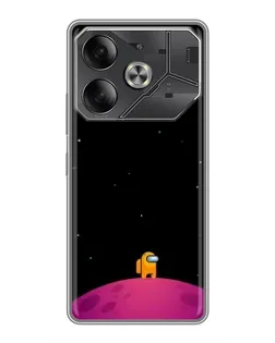 Чохол для TECNO Pova 6 з картинкою «Самотній герой на планеті» Чохол для TECNO Pova 6 з картинкою «Самотній герой на планеті»