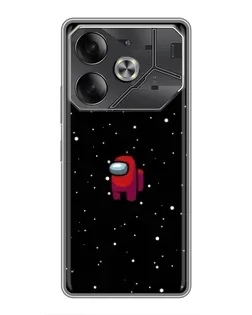 Чохол для TECNO Pova 6 з картинкою «Червоний Among Us»