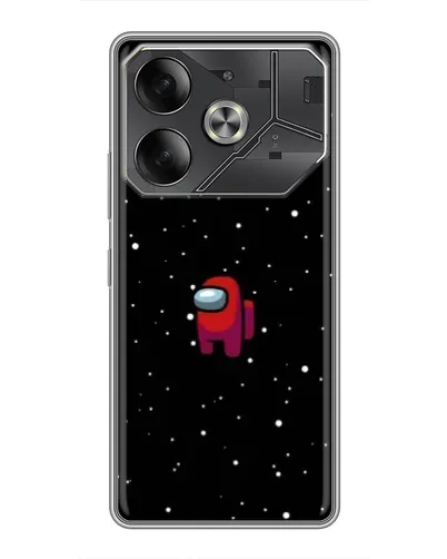Чохол для TECNO Pova 6 з картинкою «Червоний Among Us»