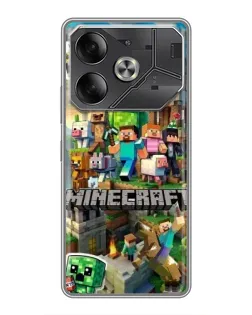 Чохол для TECNO Pova 6 з картинкою «Замок Minecraft» Чохол для TECNO Pova 6 з картинкою «Замок Minecraft»