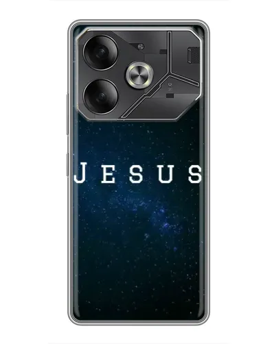Чехол для TECNO Pova 6 с картинкой «Звездное небо Jesus»