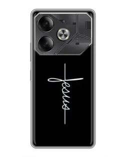 Чехол для TECNO Pova 6 с картинкой «Тонкая линия веры»