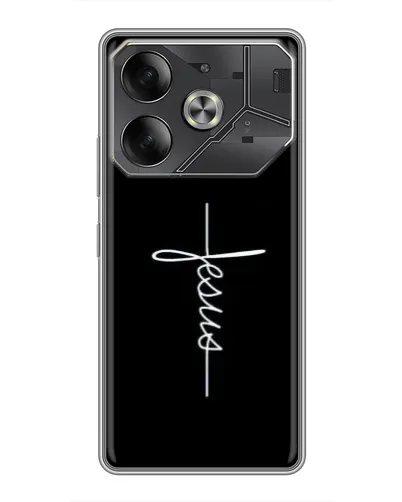 Чехол для TECNO Pova 6 с картинкой «Тонкая линия веры»