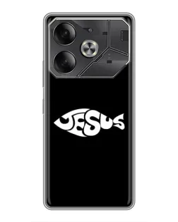 Чохол для TECNO Pova 6 з картинкою «Риба  Jesus»