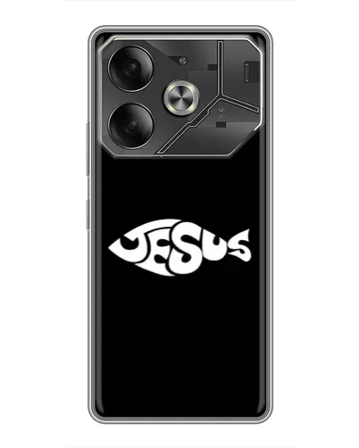 Чохол для TECNO Pova 6 з картинкою «Риба Jesus» Чохол для TECNO Pova 6 з картинкою «Риба Jesus»
