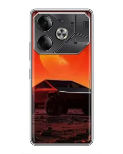 Чохол для TECNO Pova 6 з картинкою «Cybertruck на Марсі» Чохол для TECNO Pova 6 з картинкою «Cybertruck на Марсі»