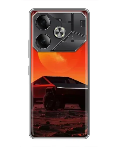 Чохол для TECNO Pova 6 з картинкою «Cybertruck на Марсі» Чохол для TECNO Pova 6 з картинкою «Cybertruck на Марсі»