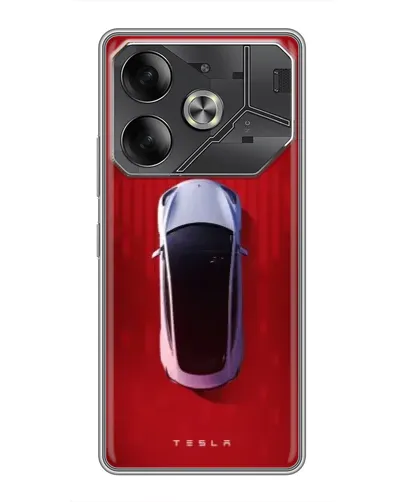 Чохол для TECNO Pova 6 з картинкою «Tesla Top View» Чохол для TECNO Pova 6 з картинкою «Tesla Top View»