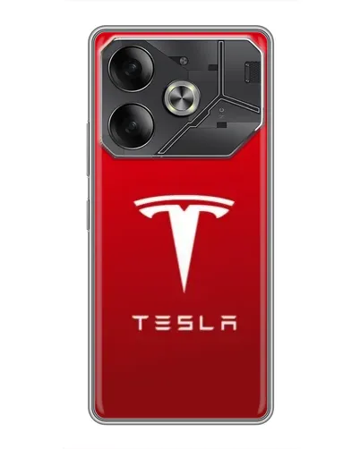 Чохол для TECNO Pova 6 з картинкою «Tesla Red Classic» Чохол для TECNO Pova 6 з картинкою «Tesla Red Classic»