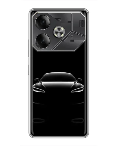 Чохол для TECNO Pova 6 з картинкою «Силует Tesla Night» Чохол для TECNO Pova 6 з картинкою «Силует Tesla Night»