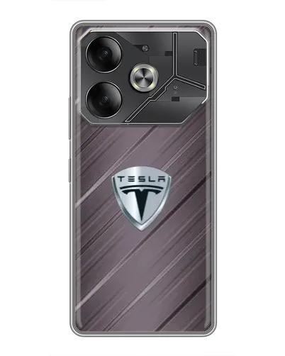 Чохол для TECNO Pova 6 з картинкою «Металева текстура Tesla» Чохол для TECNO Pova 6 з картинкою «Металева текстура Tesla»