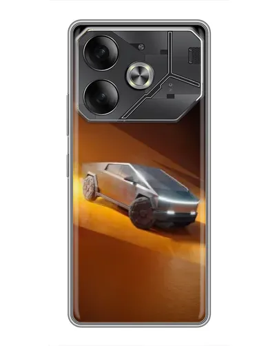 Чохол для TECNO Pova 6 з картинкою «Cybertruck у пустелі» Чохол для TECNO Pova 6 з картинкою «Cybertruck у пустелі»
