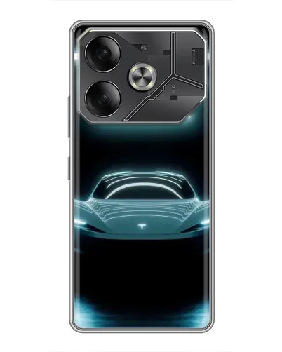 Чохол для TECNO Pova 6 з картинкою «Tesla в неоні» Чохол для TECNO Pova 6 з картинкою «Tesla в неоні»