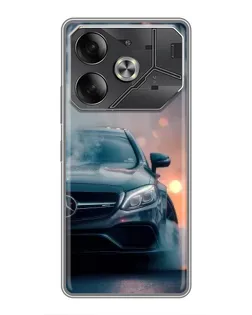 Чохол для TECNO Pova 6 з картинкою «Mercedes — нічне місто» Чохол для TECNO Pova 6 з картинкою «Mercedes — нічне місто»
