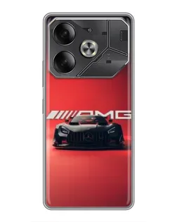 Чохол для TECNO Pova 6 з картинкою «Mercedes AMG — червона лінія»