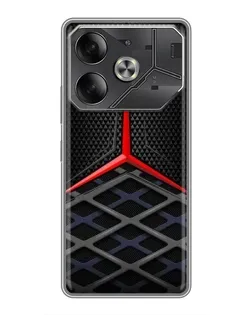 Чохол для TECNO Pova 6 з картинкою «Mercedes Carbon Grid»
