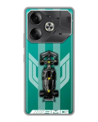 Чохол для TECNO Pova 6 з картинкою «Mercedes AMG Petronas»