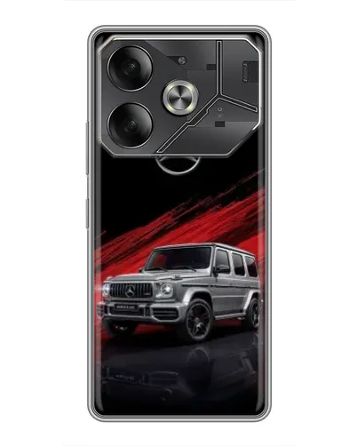 Чохол для TECNO Pova 6 з картинкою «Mercedes G-Class червоний»