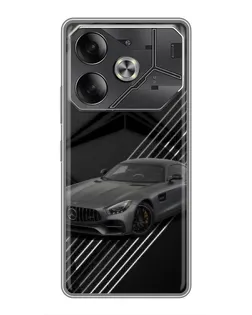 Чохол для TECNO Pova 6 з картинкою «Mercedes AMG — графіка»