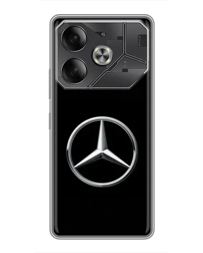Чохол для TECNO Pova 6 з картинкою «Mercedes класичний лого»