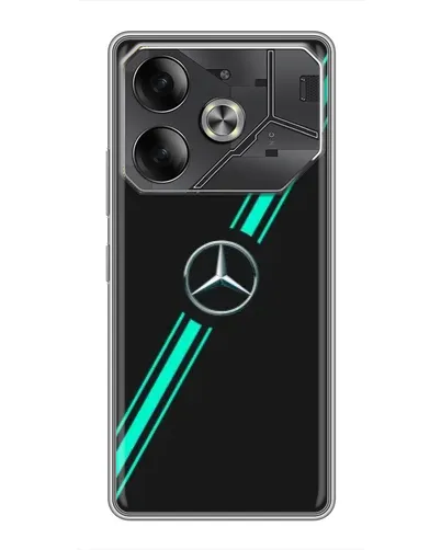 Чохол для TECNO Pova 6 з картинкою «Спортивні лінії Mercedes» Чохол для TECNO Pova 6 з картинкою «Спортивні лінії Mercedes»