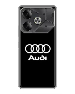 Чохол для TECNO Pova 6 з картинкою «Класичне лого Audi» Чохол для TECNO Pova 6 з картинкою «Класичне лого Audi»
