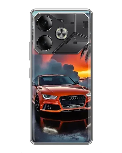 Чохол для TECNO Pova 6 з картинкою «Audi — захід сонця»