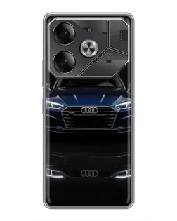Чохол для TECNO Pova 6 з картинкою «Audi — нічне відображення»