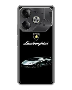 Чохол для TECNO Pova 6 з картинкою «Логотип Lamborghini класика»