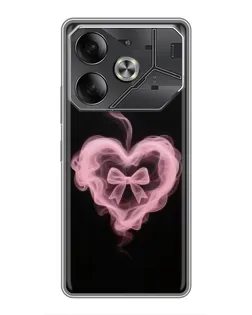 Чохол для TECNO Pova 6 з картинкою «Димчасте серце»
