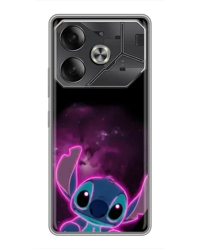 Чохол для TECNO Pova 6 з картинкою «Неоновий Stitch»