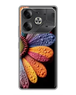 Чохол для TECNO Pova 6 з картинкою «Райдужна квітка»