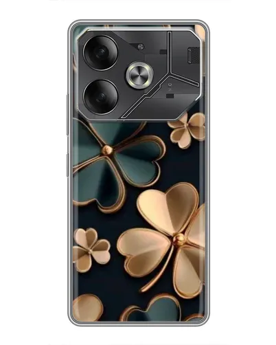 Чохол для TECNO Pova 6 з картинкою «Конюшина в золоті» Чохол для TECNO Pova 6 з картинкою «Конюшина в золоті»