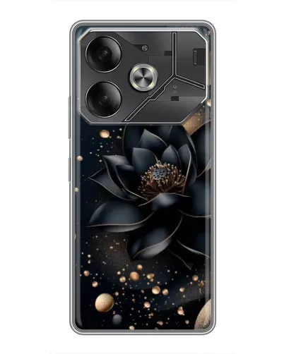 Чохол для TECNO Pova 6 з картинкою «Чорний лотос» Чохол для TECNO Pova 6 з картинкою «Чорний лотос»
