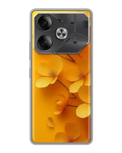Чохол для TECNO Pova 6 з картинкою «Золоті пелюстки» Чохол для TECNO Pova 6 з картинкою «Золоті пелюстки»
