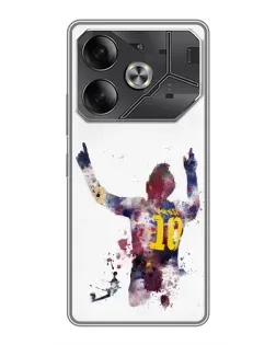 Чехол для TECNO Pova 6 с картинкой «Messi Barca» Чехол для TECNO Pova 6 с картинкой «Messi Barca»